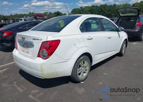 2016 Chevrolet Sonic Lt Auto из США, поврежденный, VIN 1G1JC5SH8G4103366